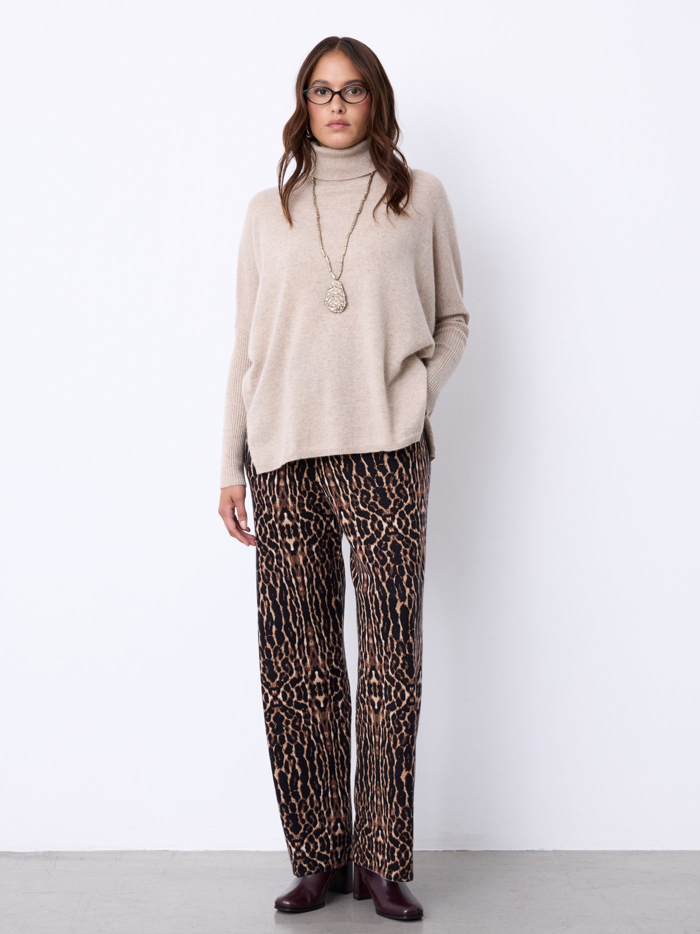 Margareth cashmere poncho jumper