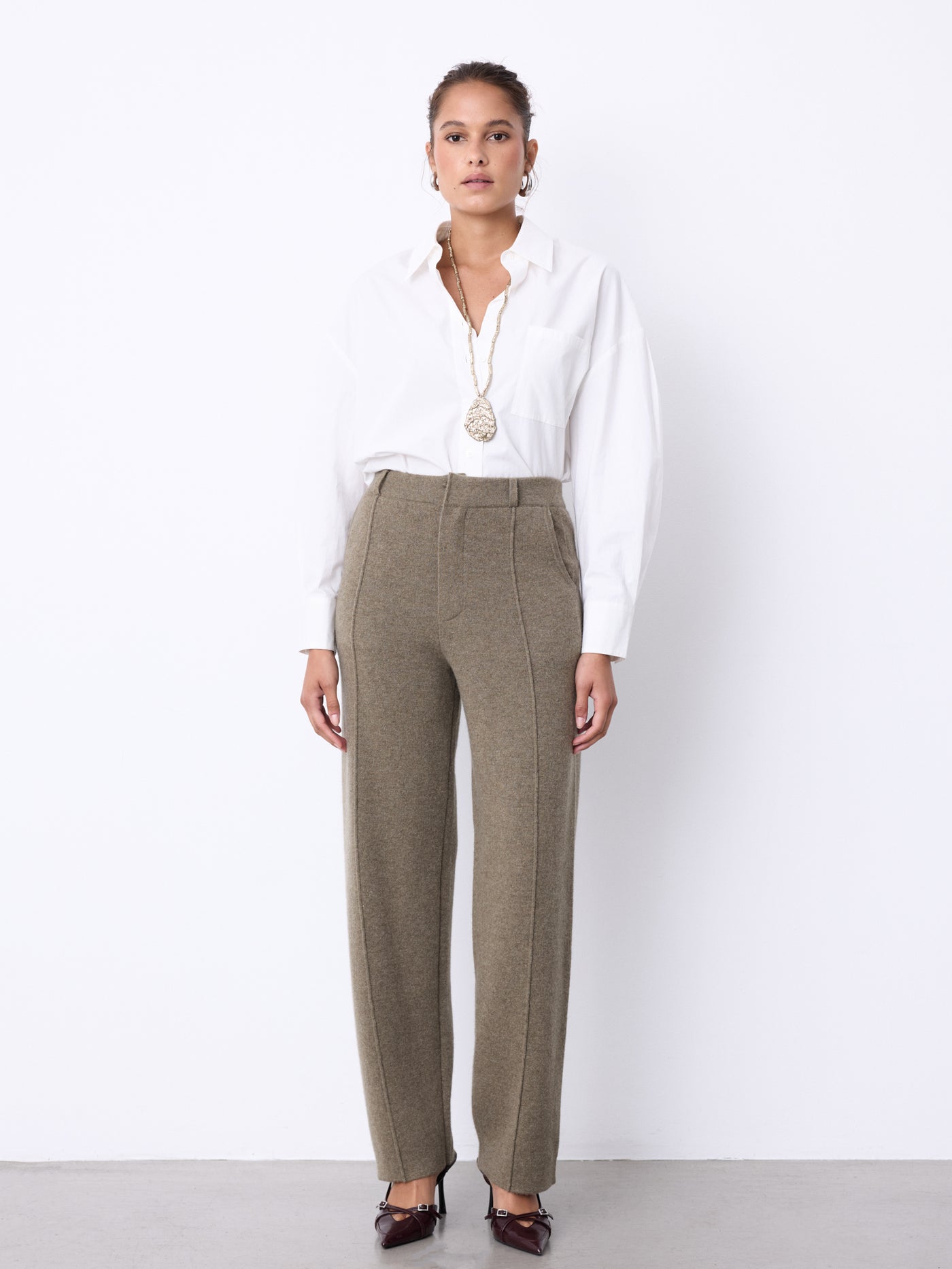 Pontos cashmere pants