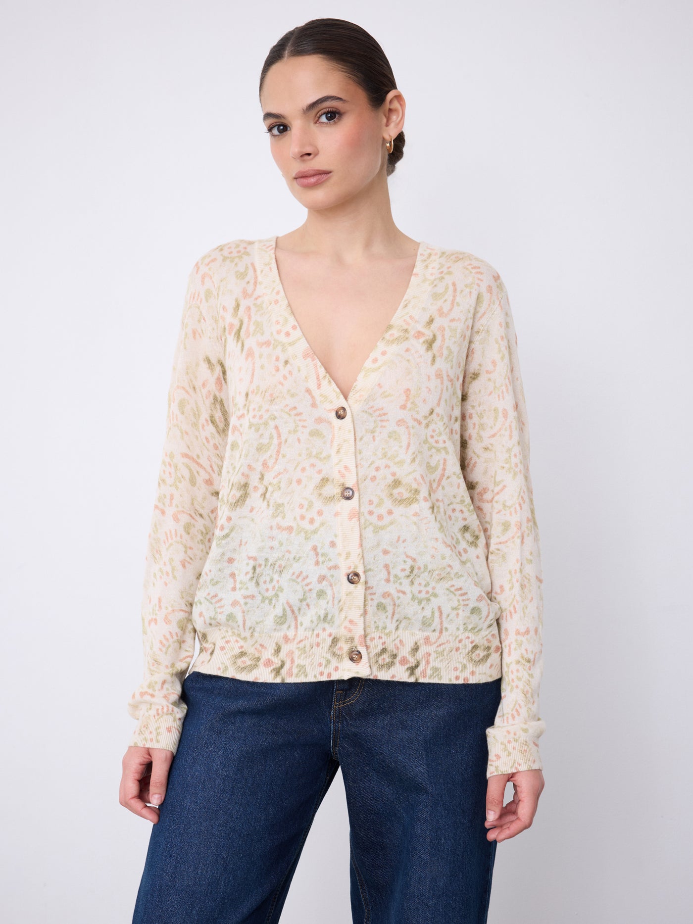 Cardigan cachemire modal Elmi