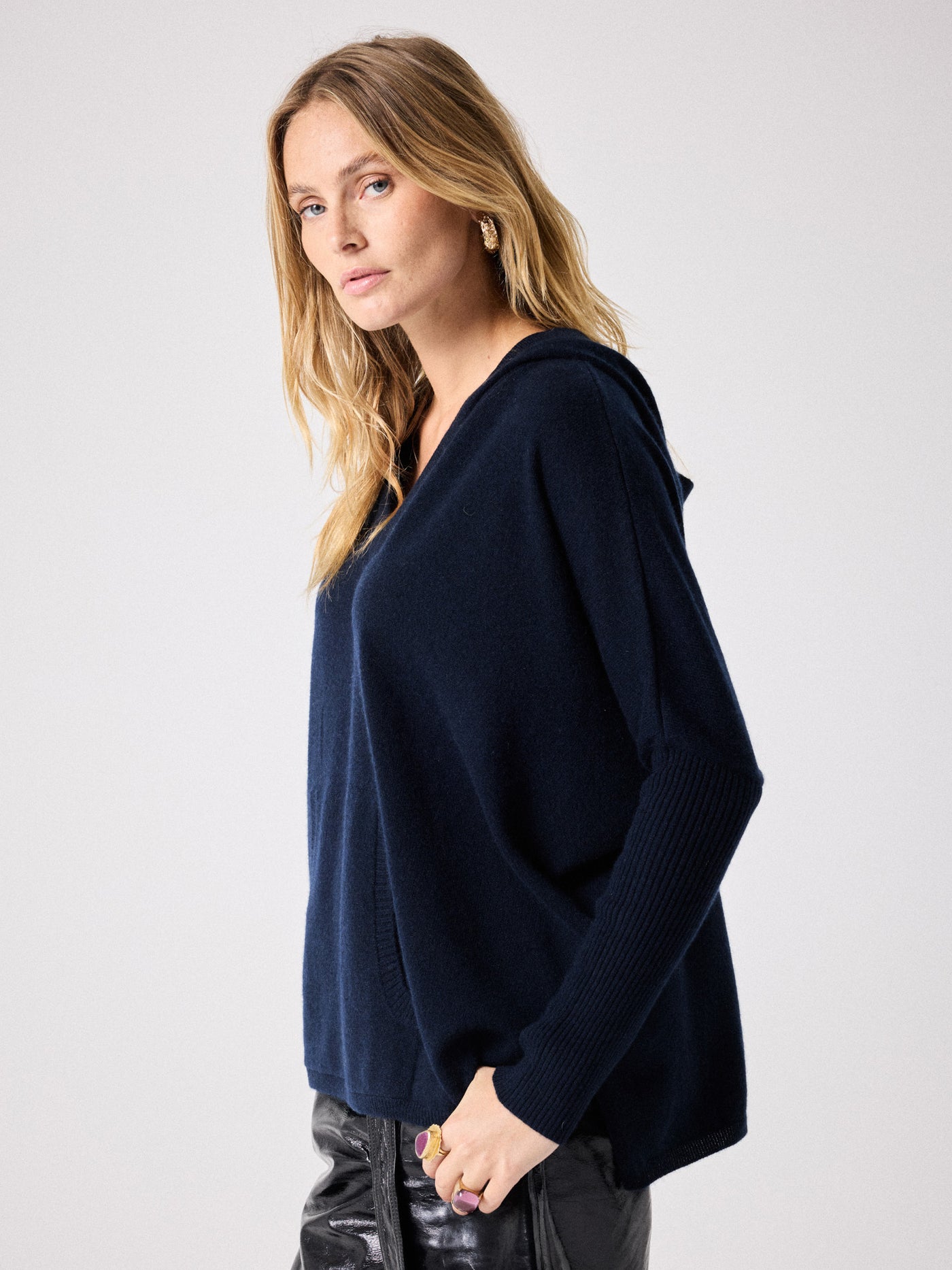 Pullover Poncho für Damen Alix