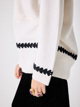 Cosmic wool cardigan