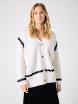 Cosmic wool cardigan