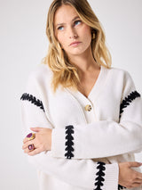 Cosmic wool cardigan