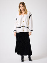 Cosmic wool cardigan