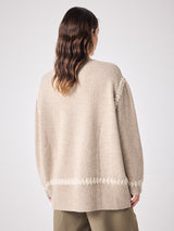 Cosmic wool cardigan