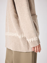 Cosmic wool cardigan