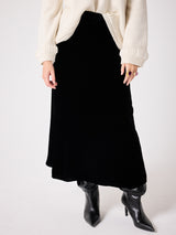 Shaki velvet skirt