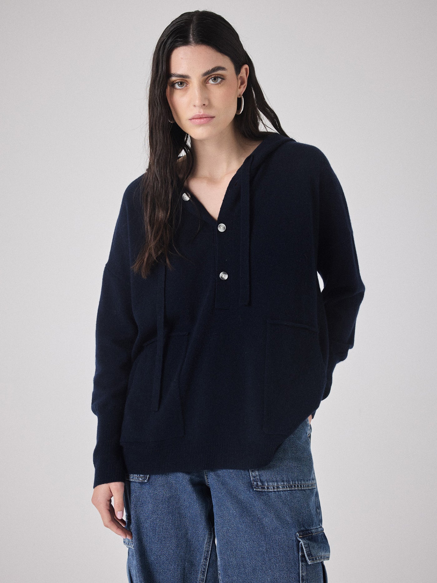 Ariana cashmere hooded jumper