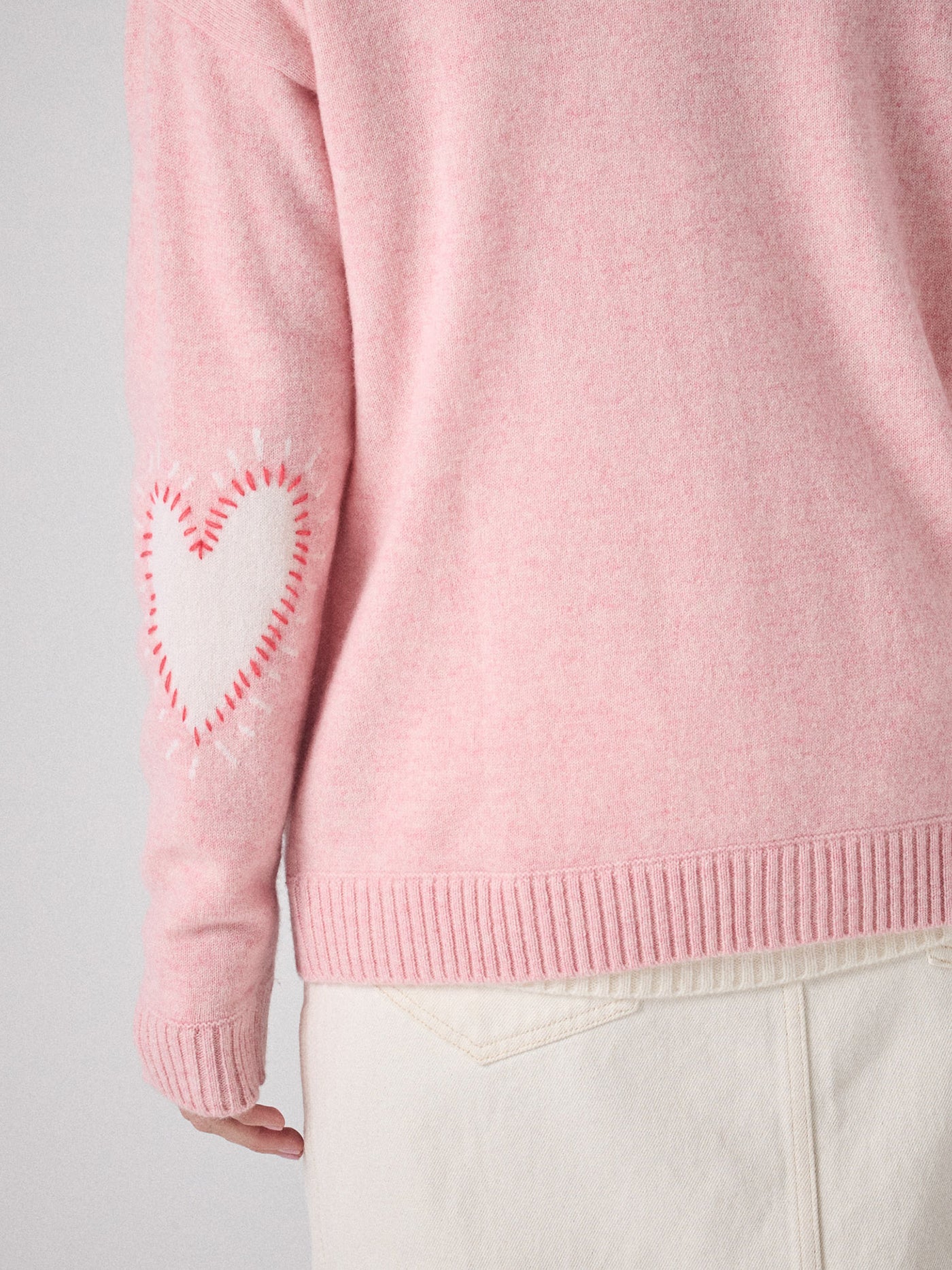Pink cashmere cardigan