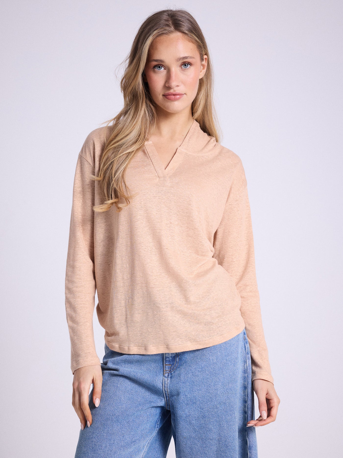 Sweatshirt à capuche lin Sita