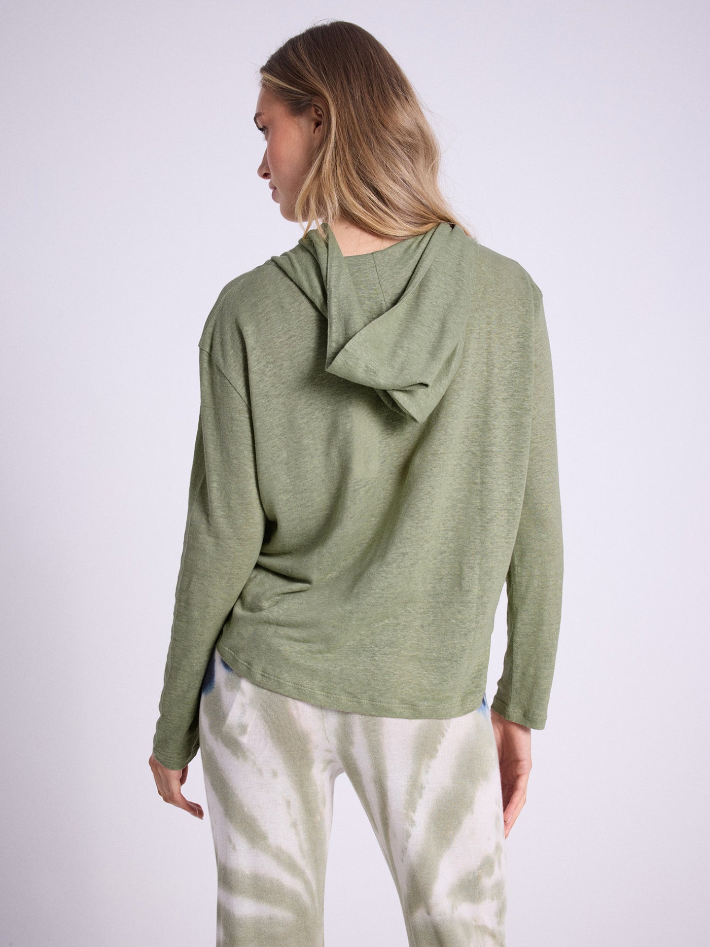 Sweatshirt à capuche lin Sita