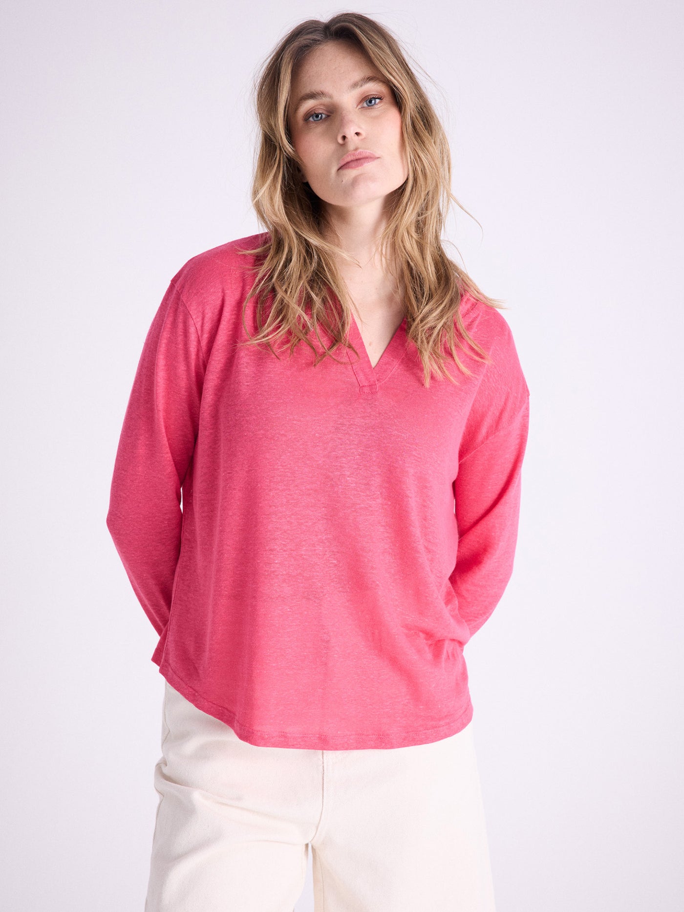 Sweatshirt à capuche lin Sita