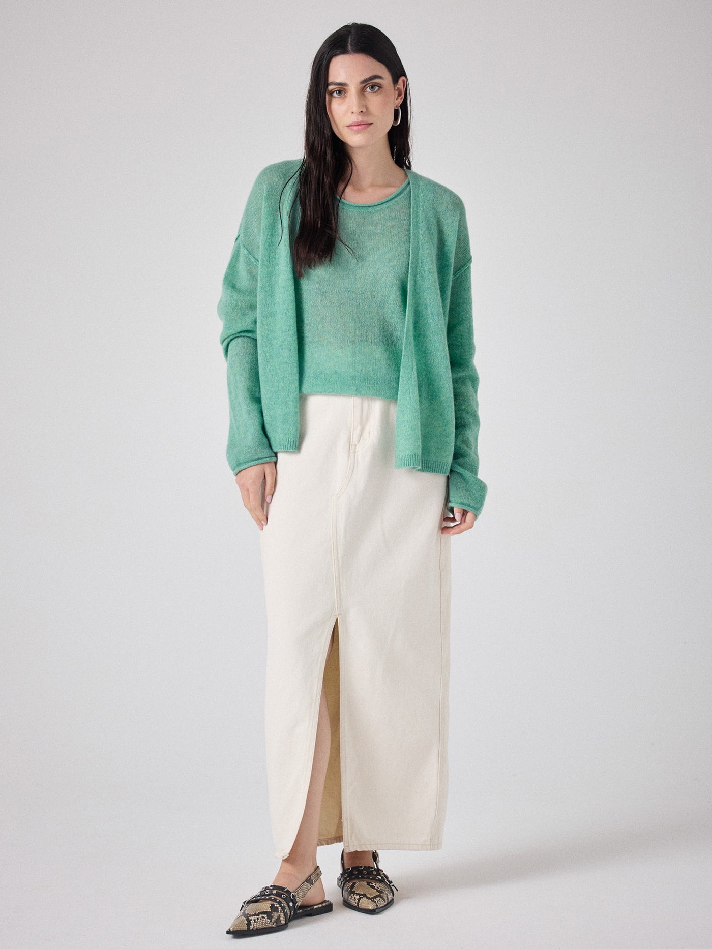 Oedipe light cashmere cardigan
