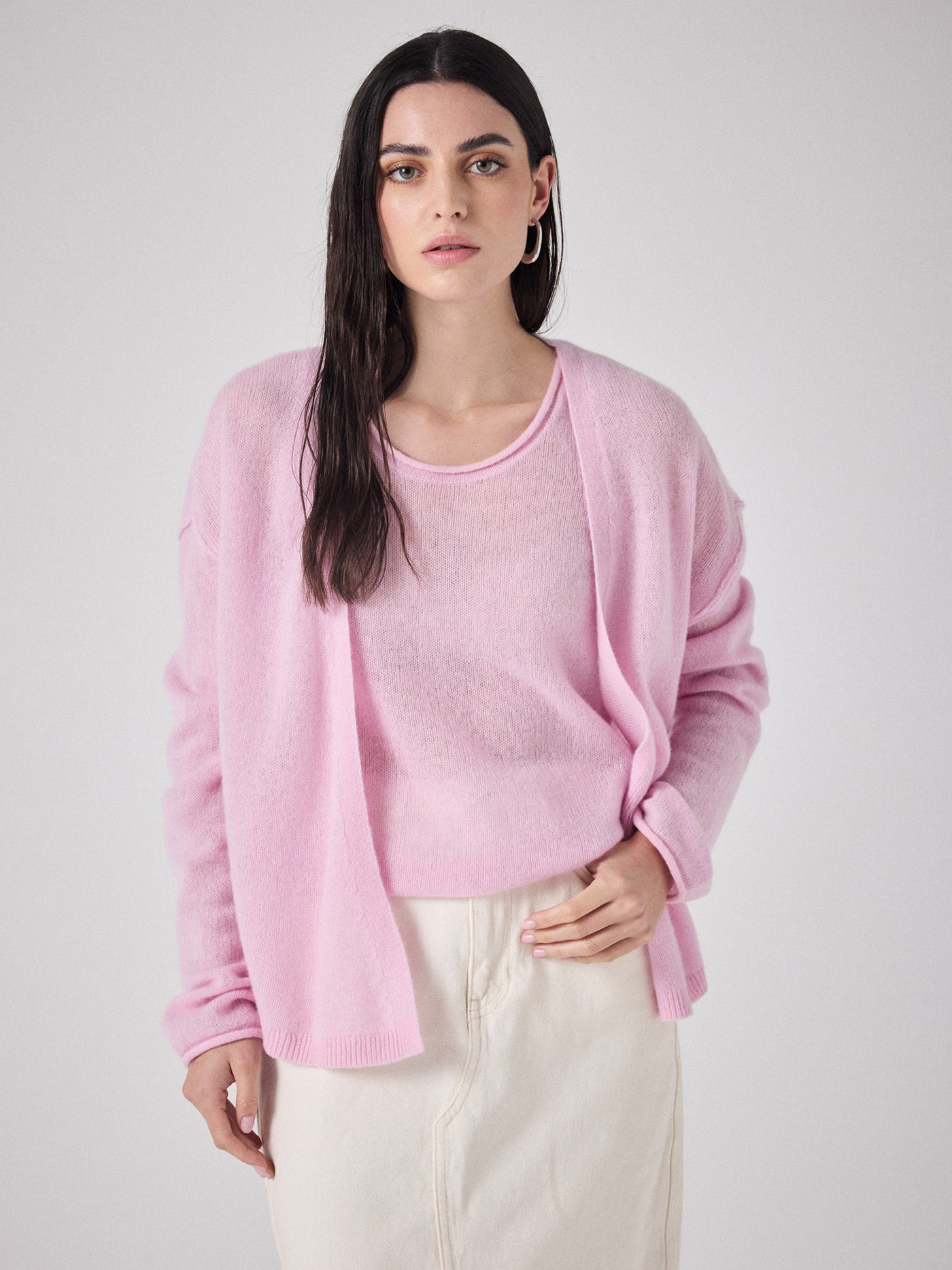 Oedipe light cashmere cardigan