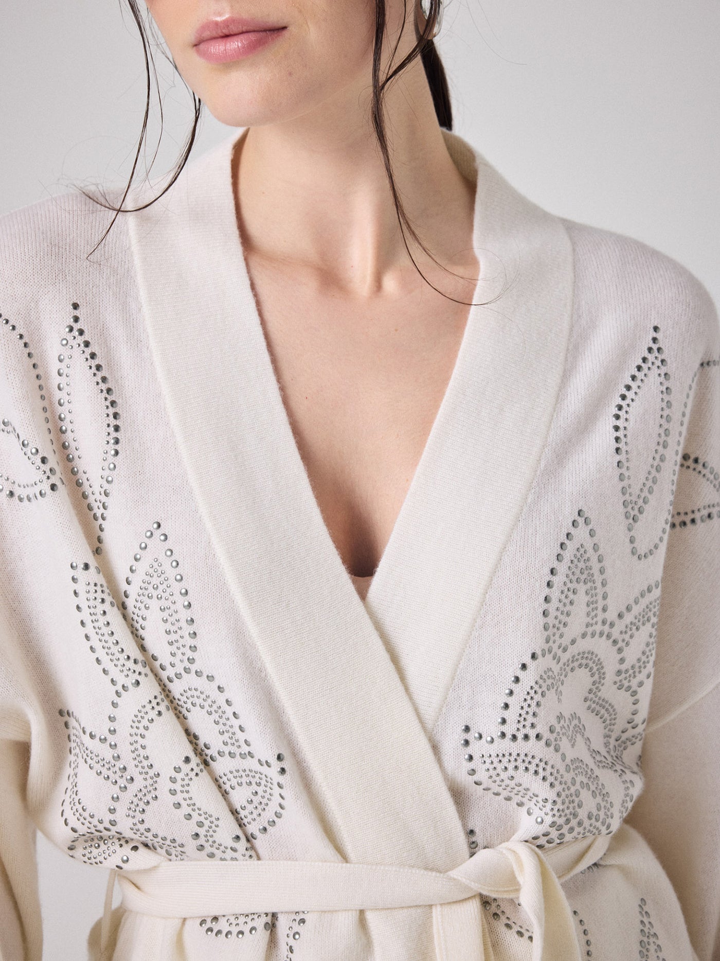 Kaly wool and cashmere cardigan
