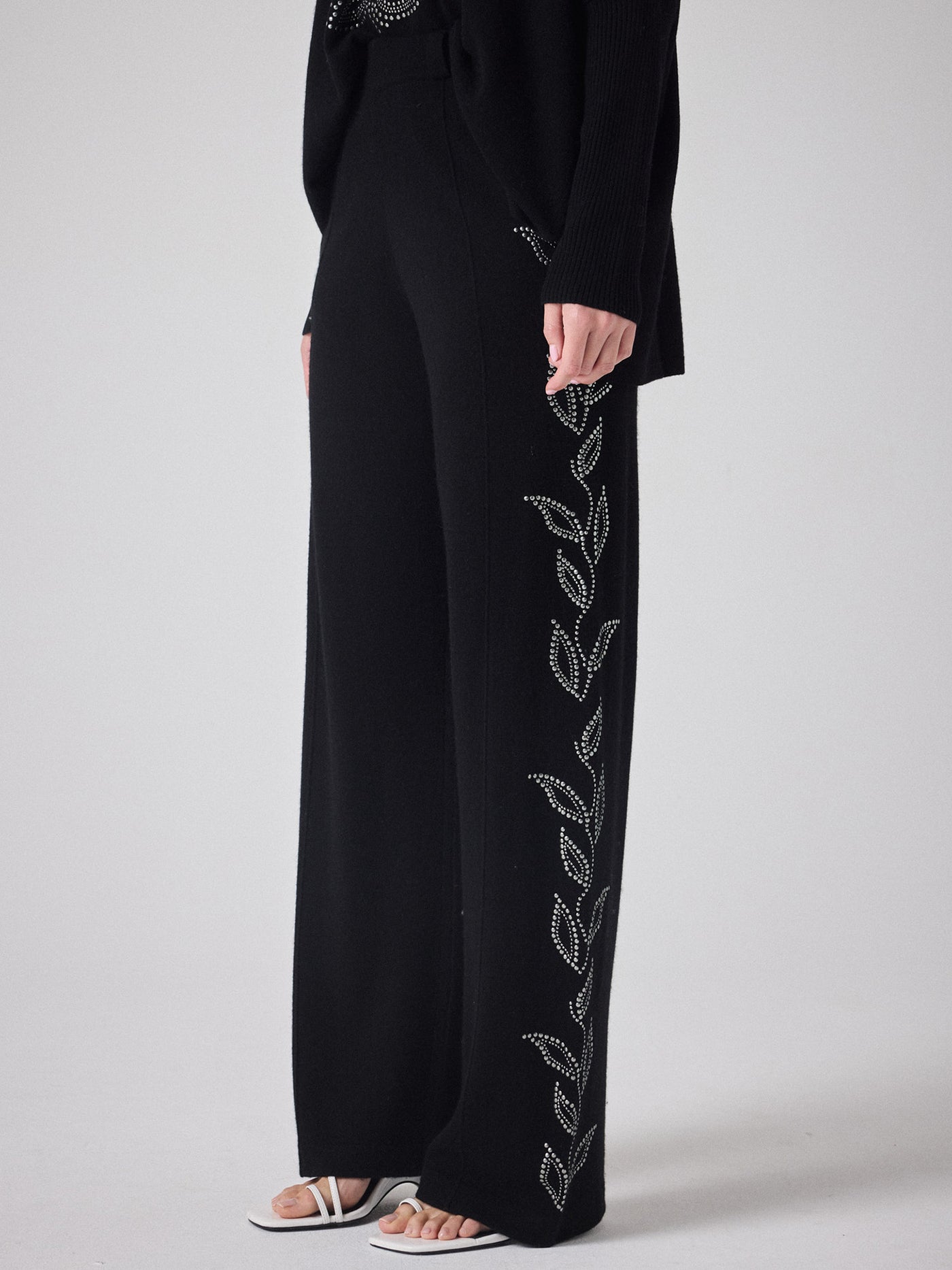 Pantalon cachemire laine Helene