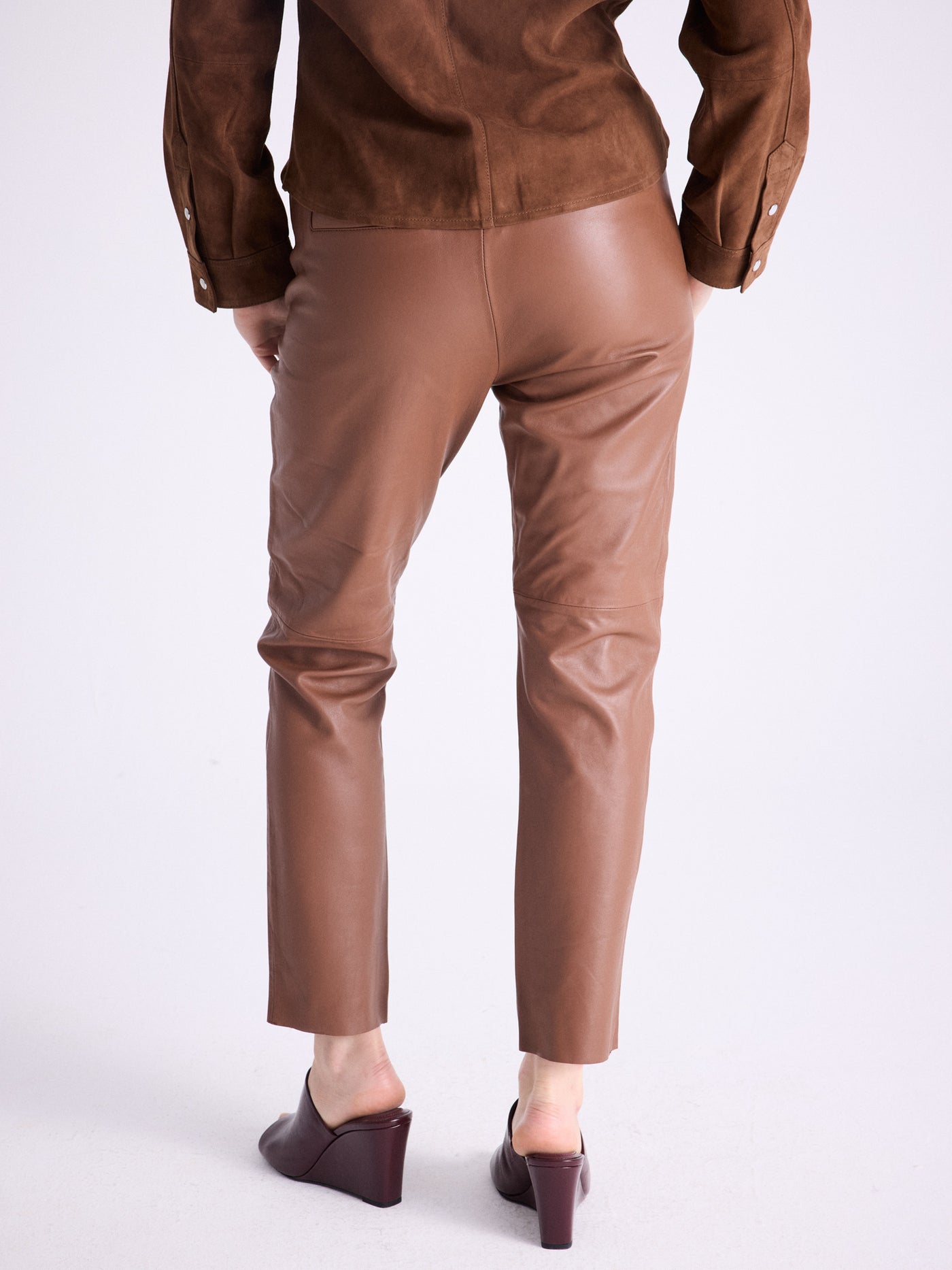 Karl leather pants