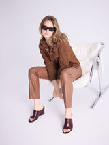 Karl leather pants
