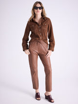 Karl leather pants