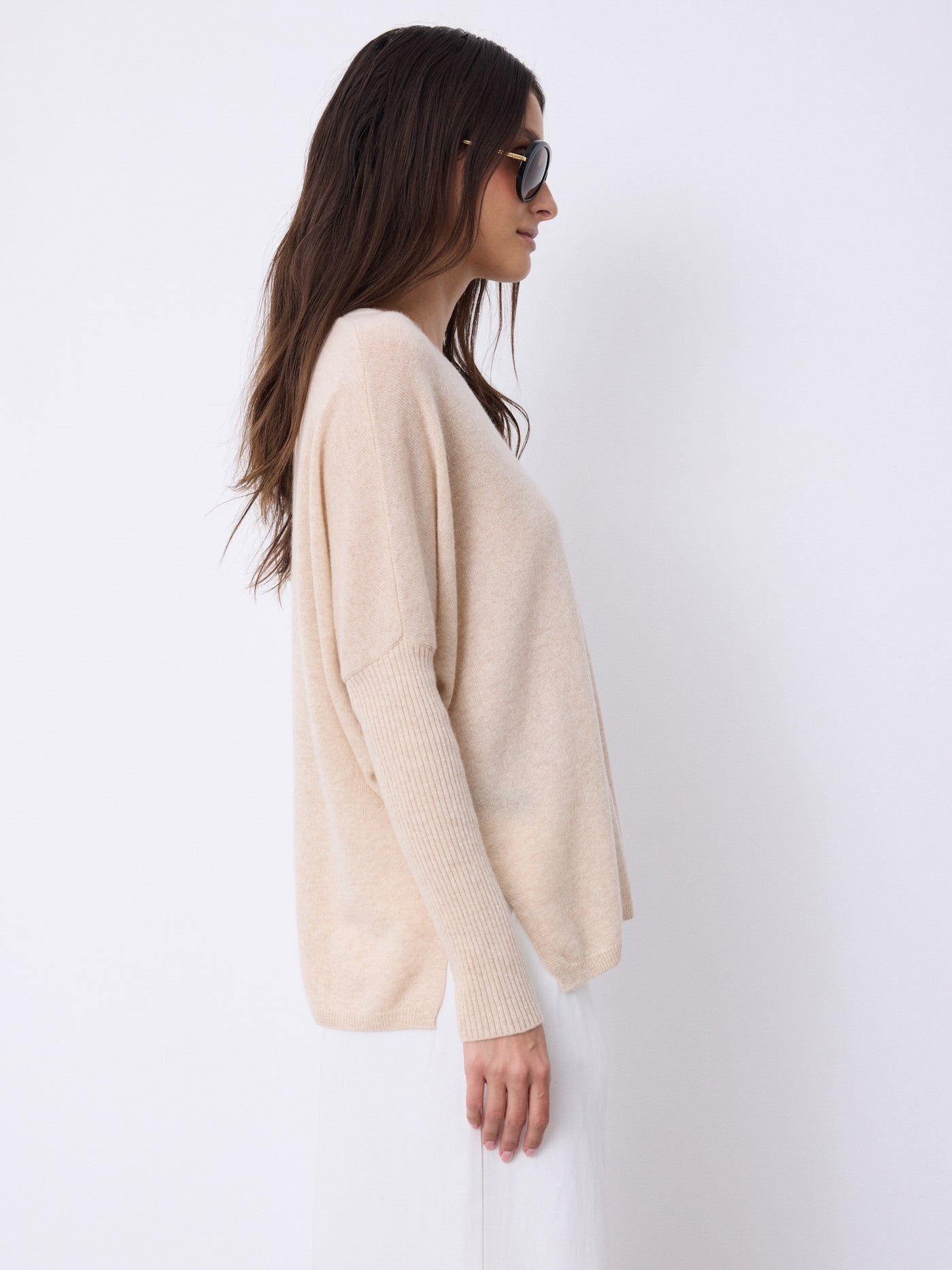 Pull poncho cachemire Faustine