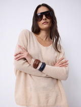 Pull poncho cachemire Faustine