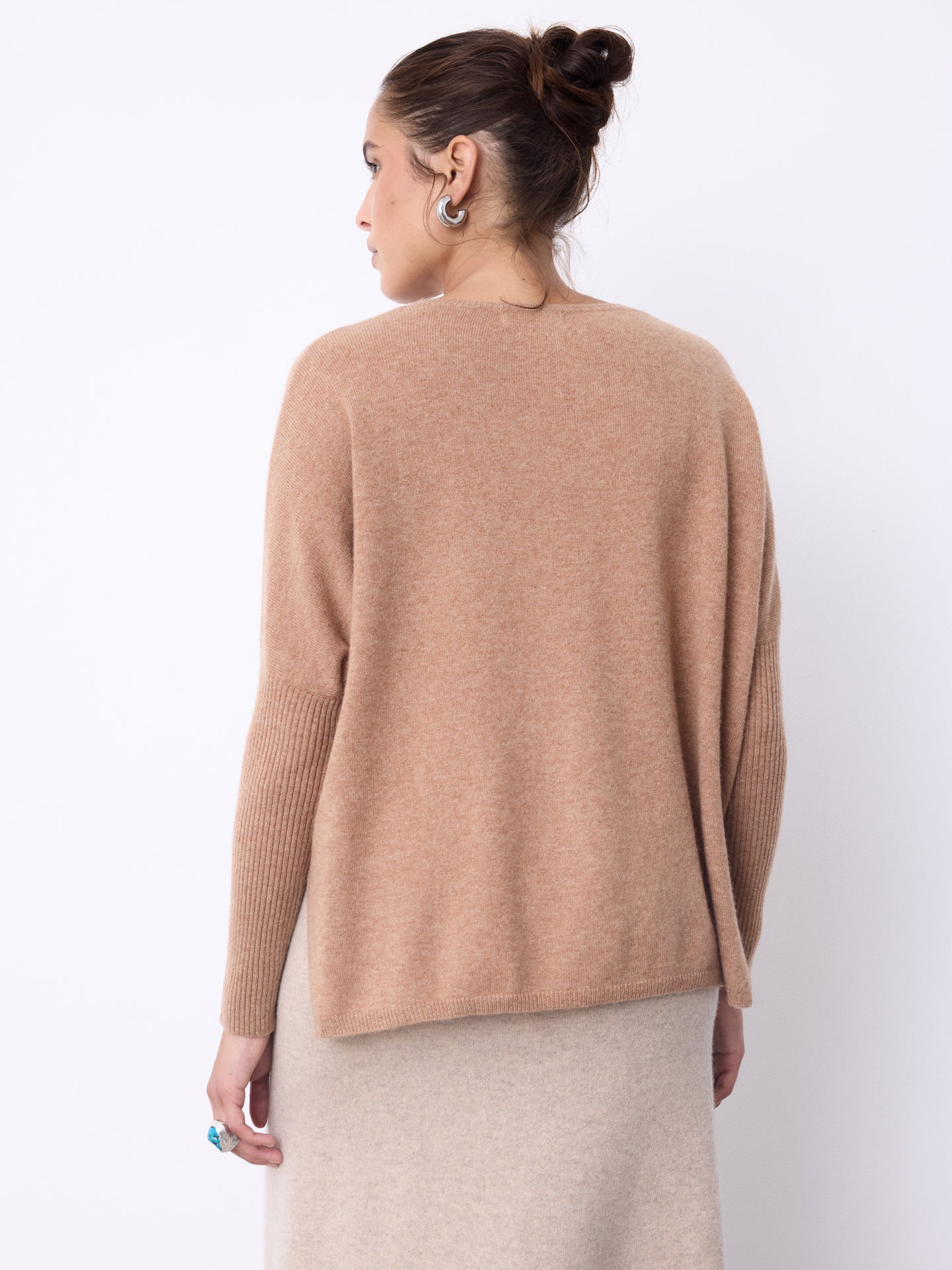 ニット+セーター Cashmere C/N Poncho Knit JOSEPH Poncho Wool Cashmere Knit | endource