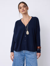 Pull poncho cachemire Alicia