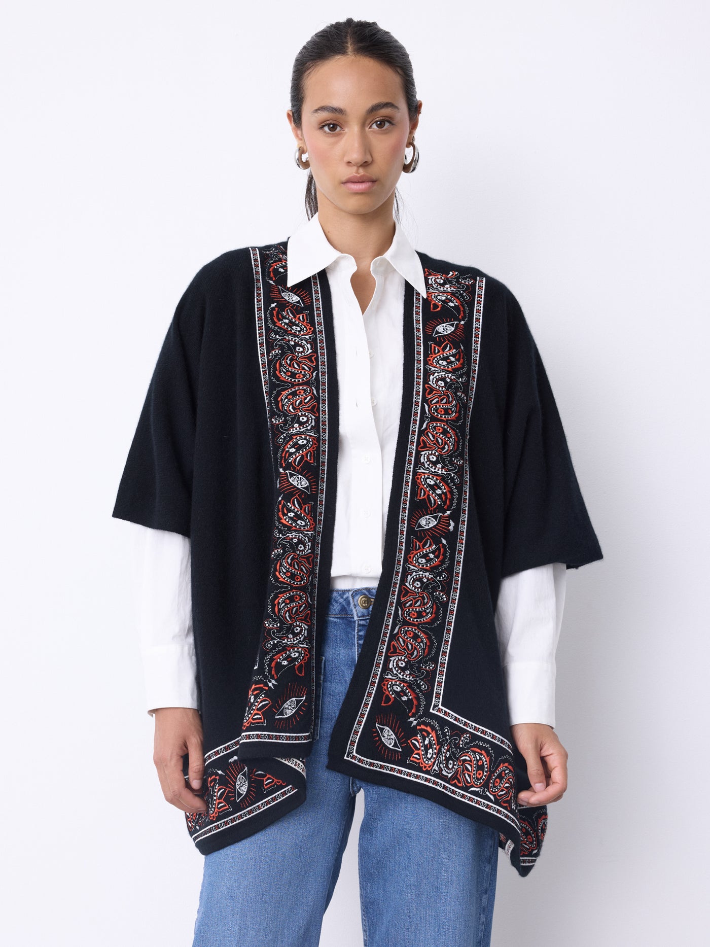 Isla cashmere cape