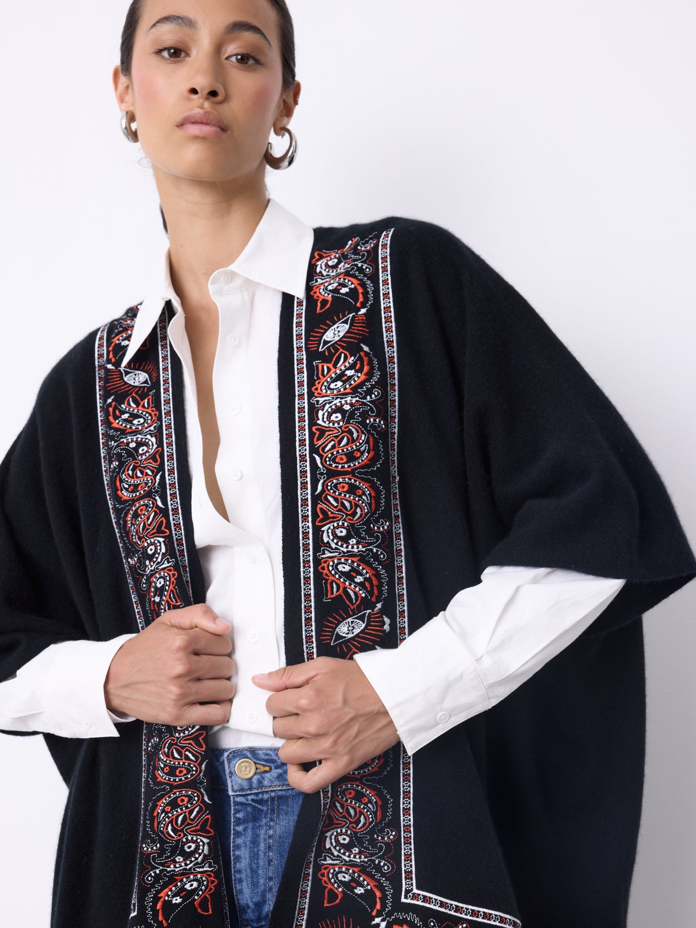 Isla cashmere cape