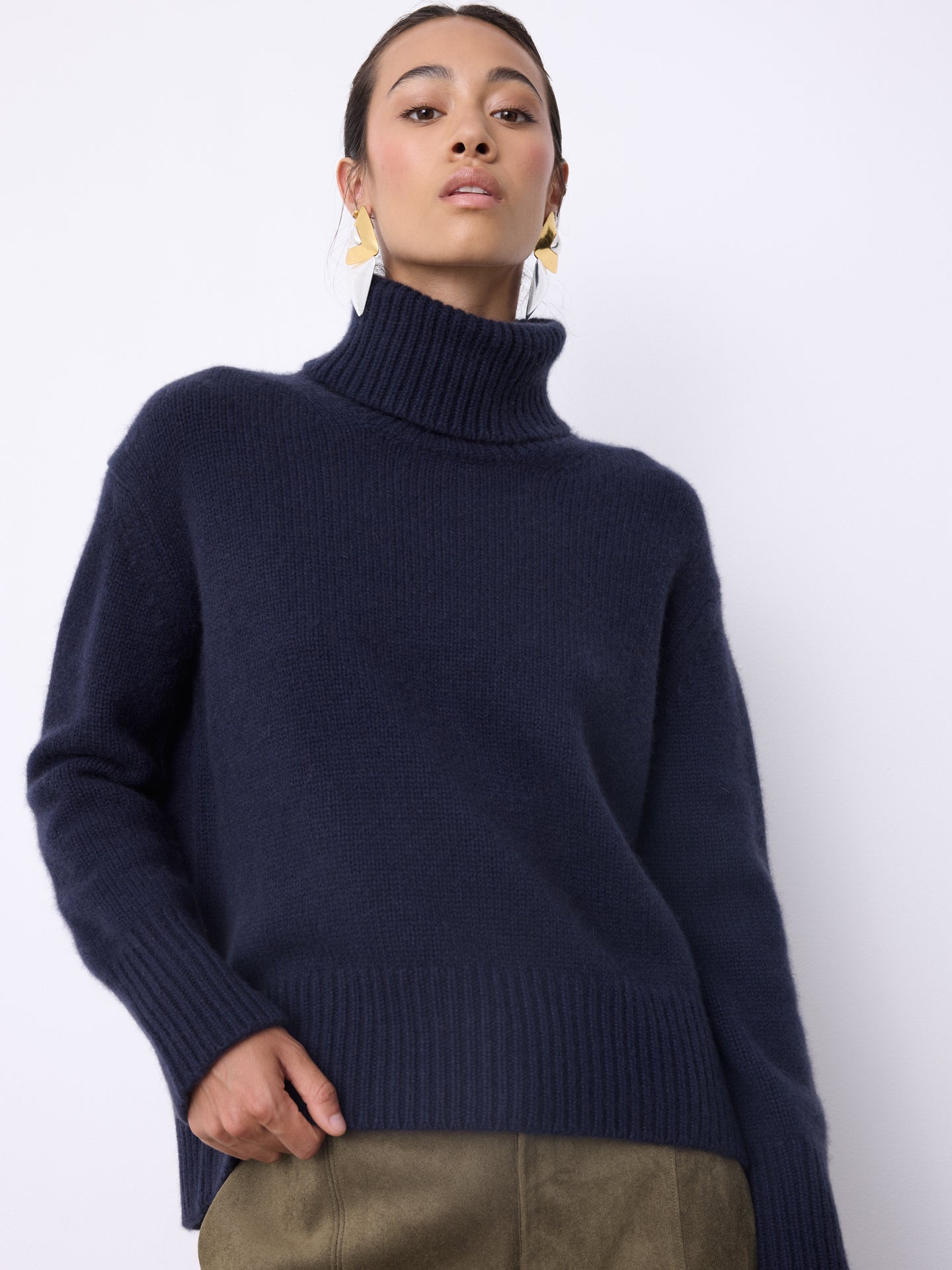 トップス 90s-00s Pure Cashmere Skipper Knit 100% cashmere 12 ply gauge 3 • Notshy Cashmere