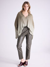 Karl leather pants
