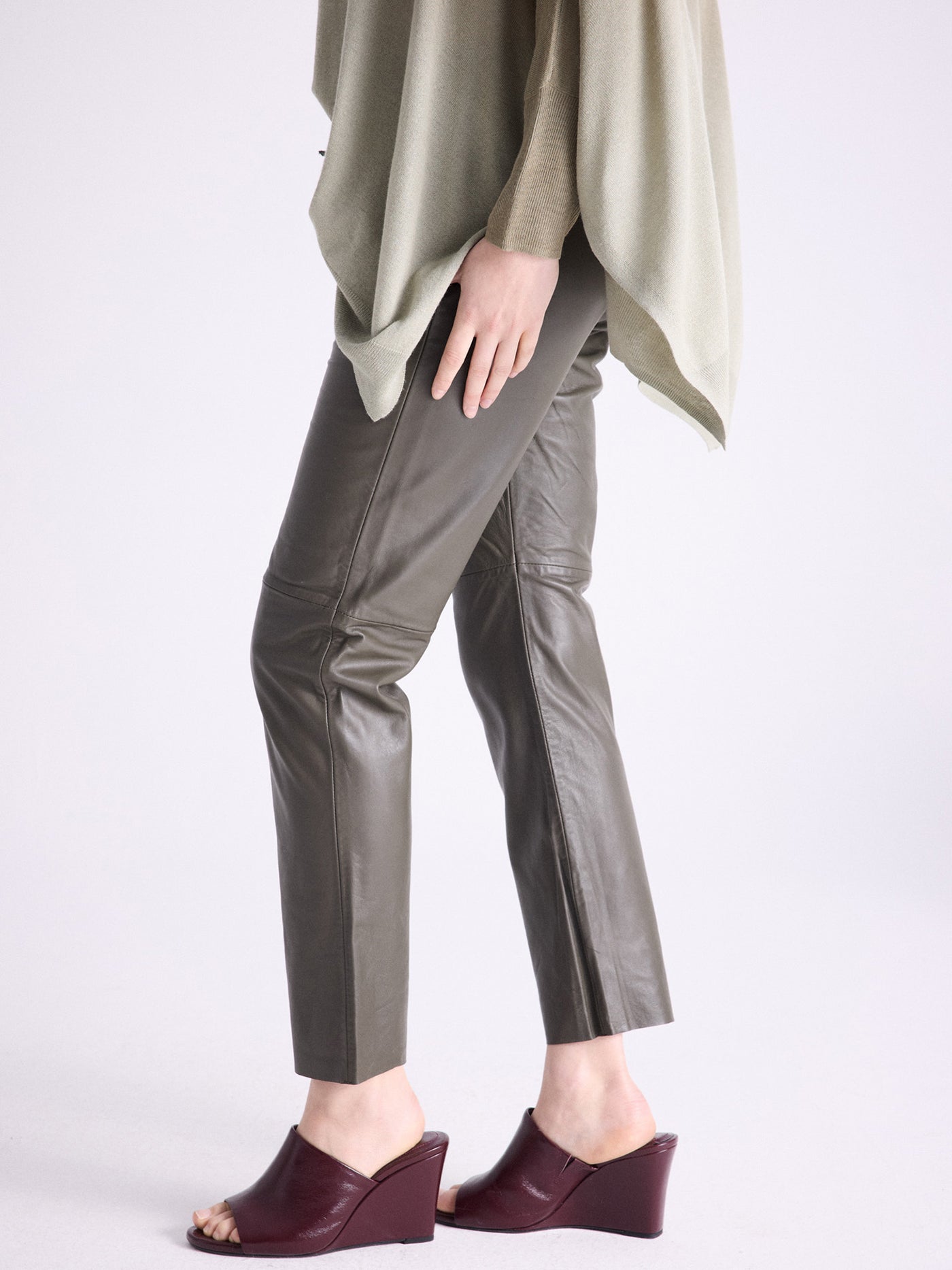 Karl leather pants