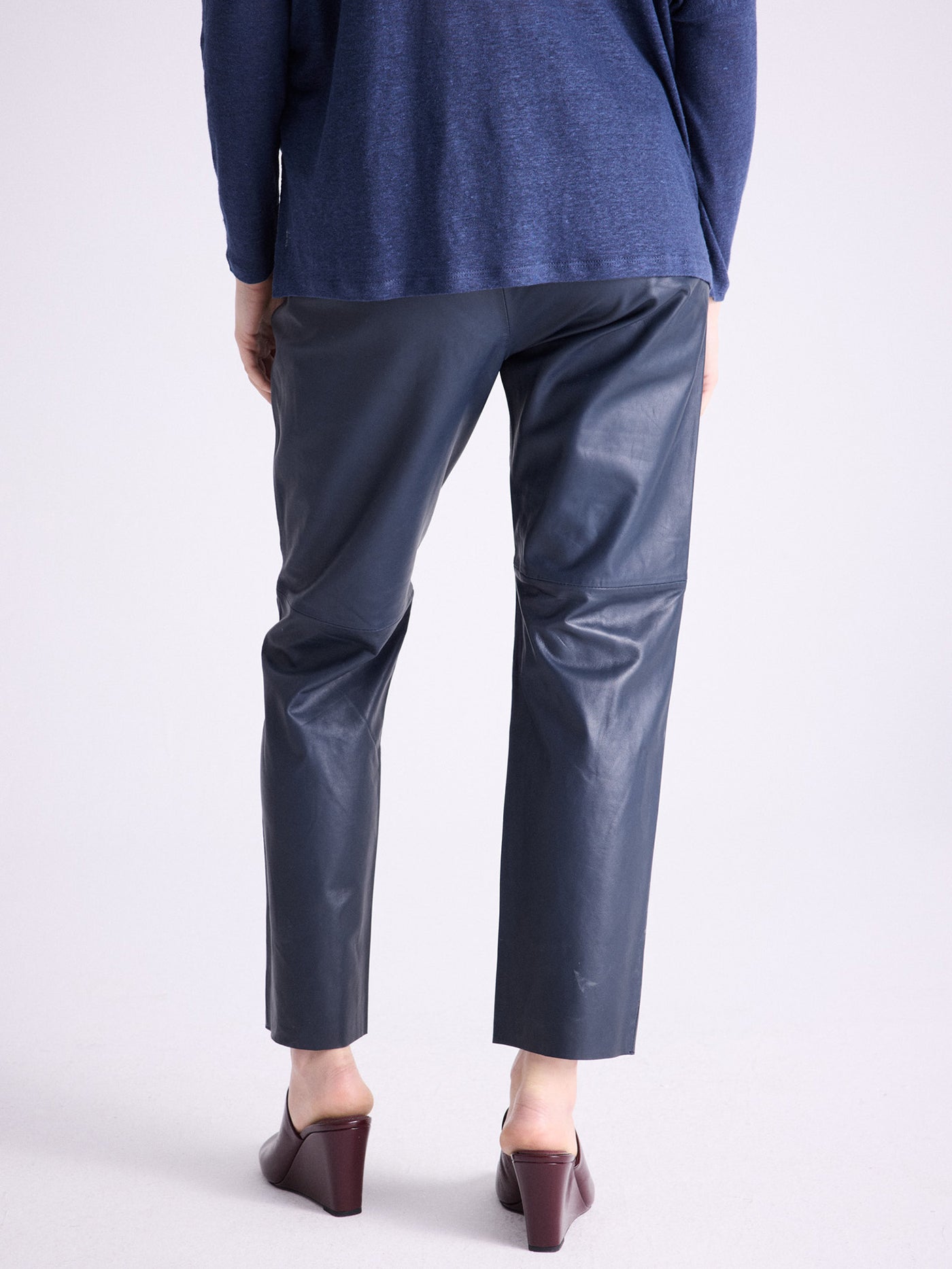 Karl leather pants