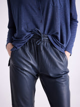 Karl leather pants
