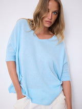Aimee cashmere poncho jumper