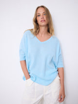 Aimee cashmere poncho jumper