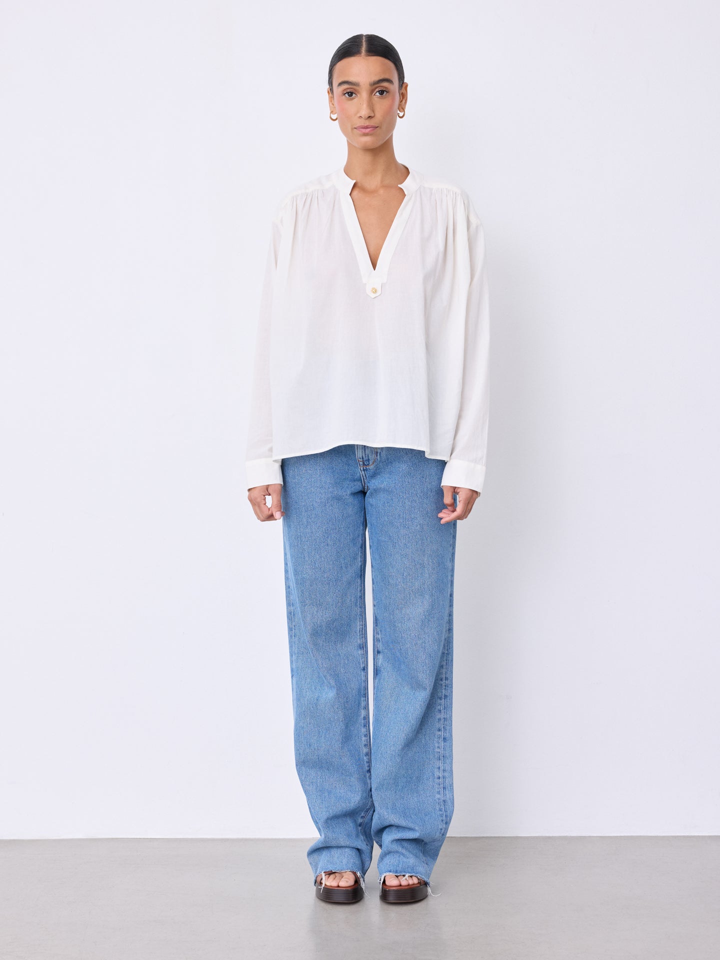 Alexine cotton blouse • Notshy Cashmere