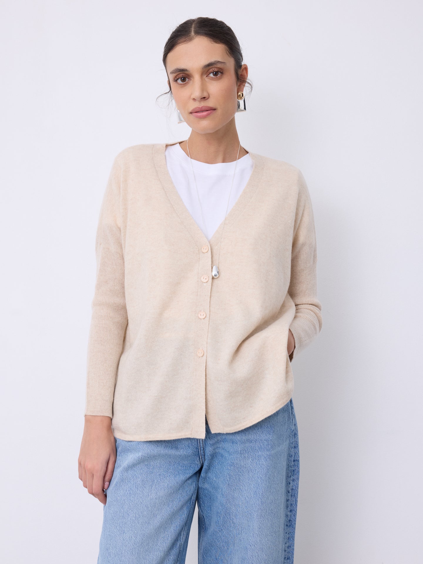 L'Appartement　Cashmere C/N Poncho Knit Cashmere-Blend Pullover Sweater Poncho | Chico's