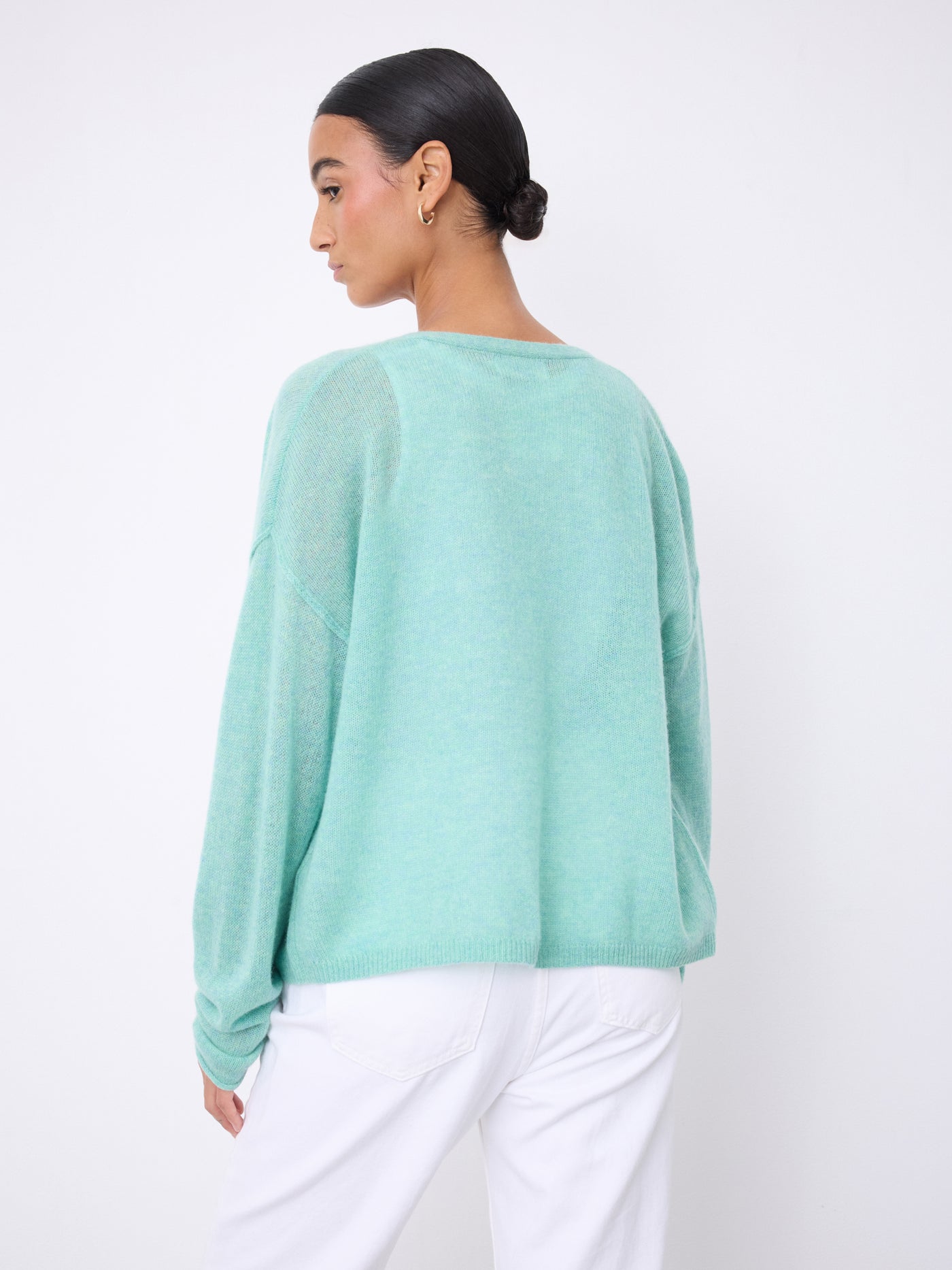 Leichte Kaschmir-Strickjacke „Oedipus“