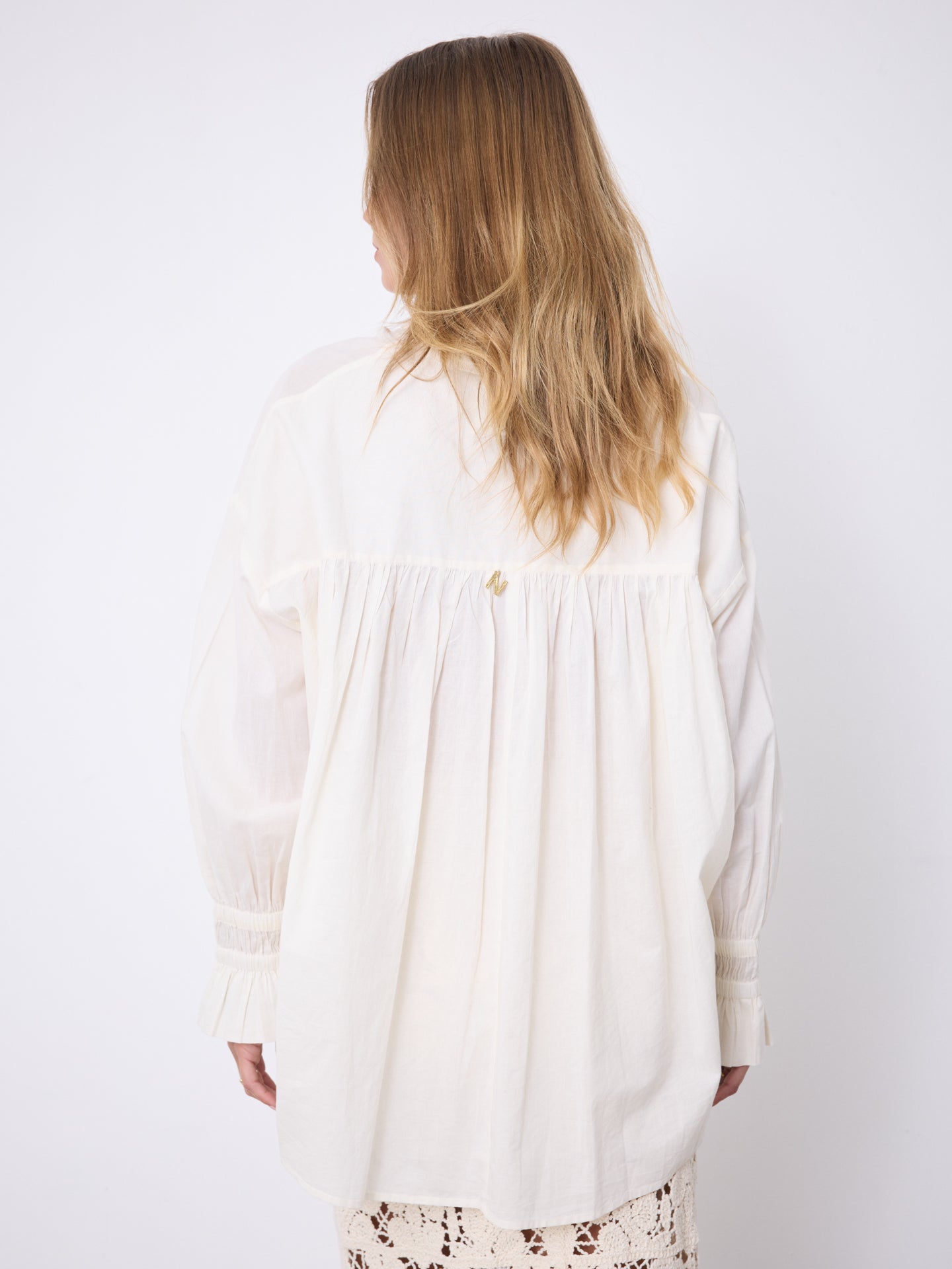 Flora cotton blouse • Notshy Cashmere