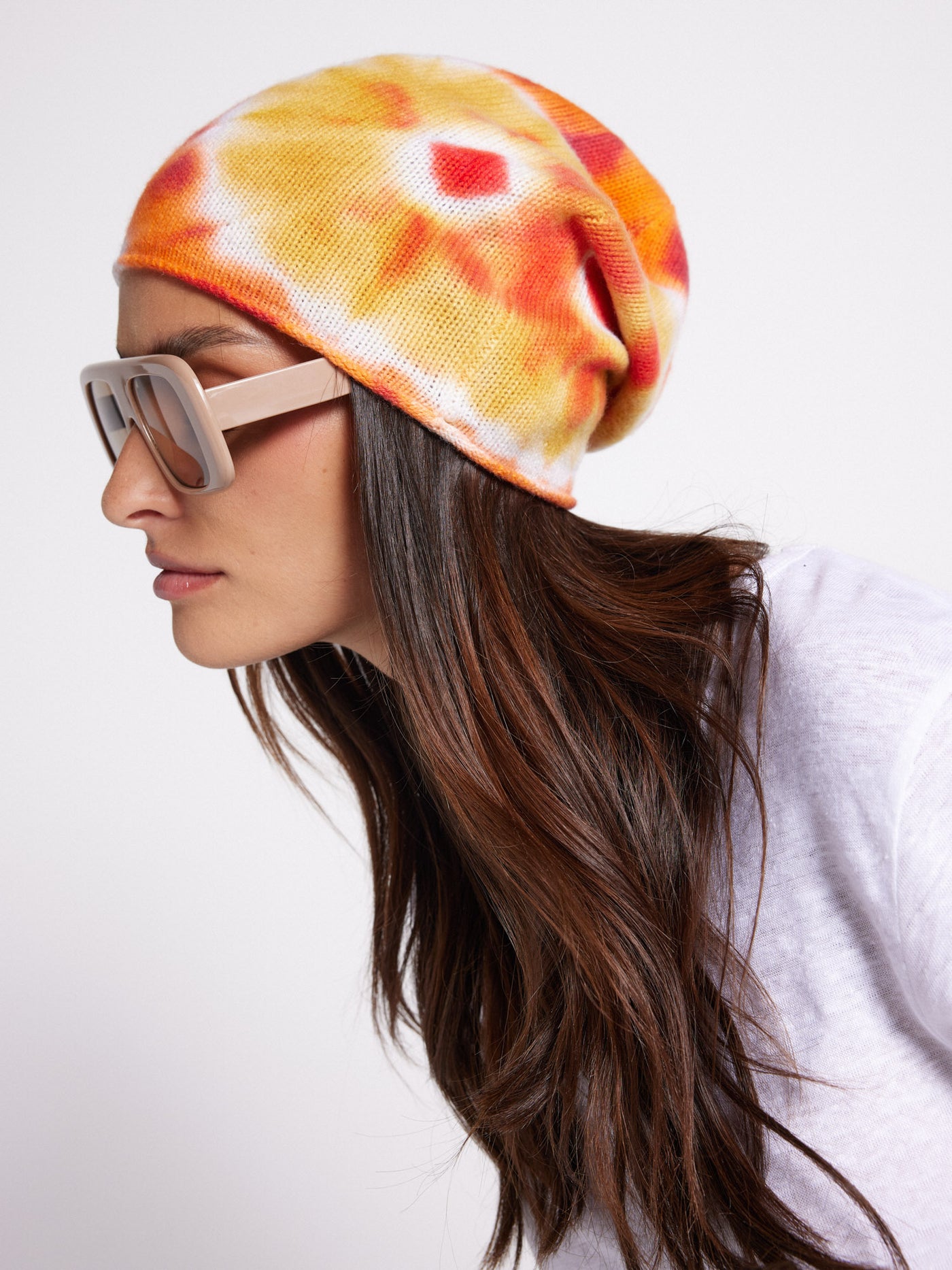 Stormy cashmere beanie