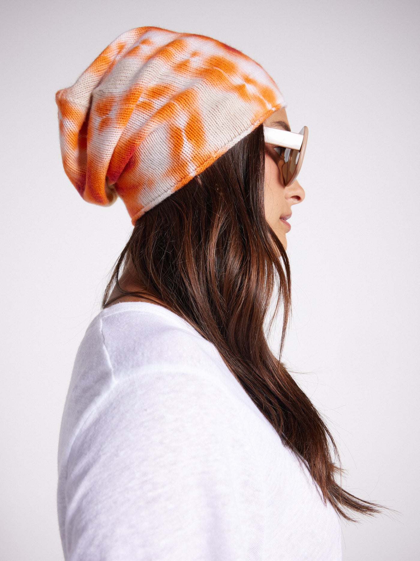 Stormy cashmere beanie