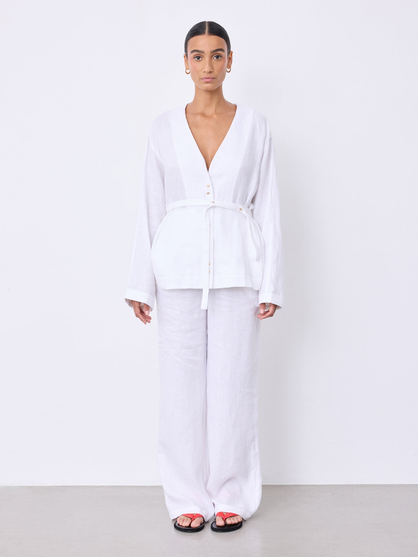 Vega linen jacket • Notshy Cashmere
