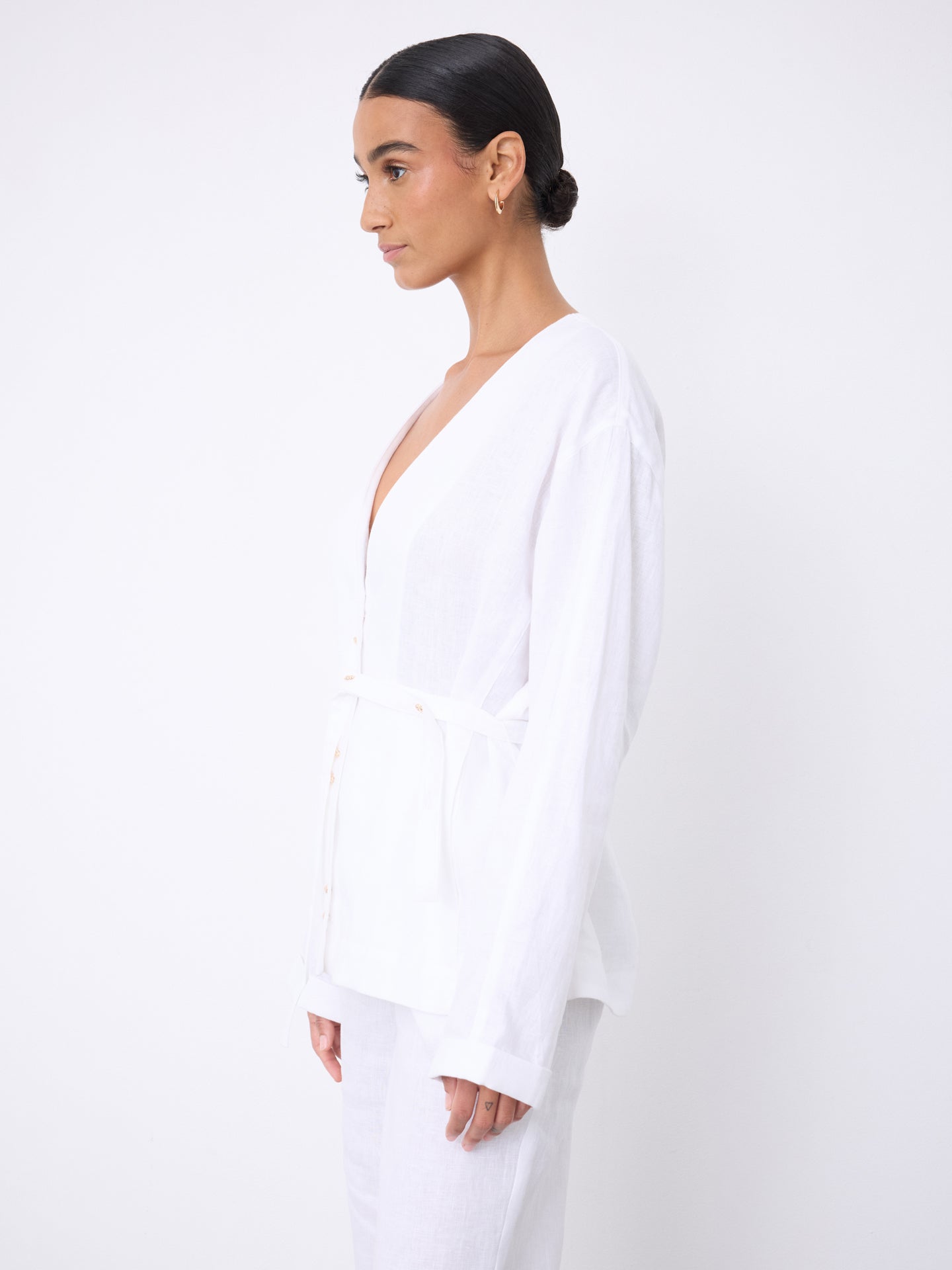Vega linen jacket • Notshy Cashmere